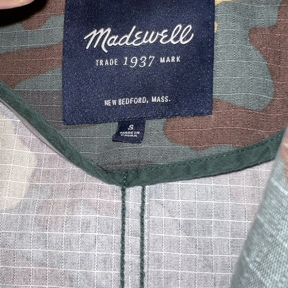 MADEWELL Camouflage utility jacket S - Picture 7 of 8